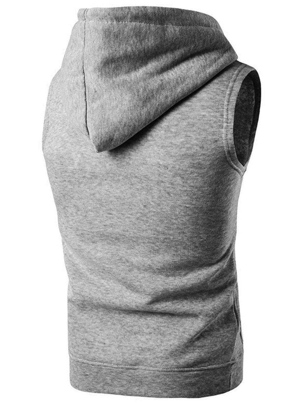 Men's Drawstring Hooded Tank
