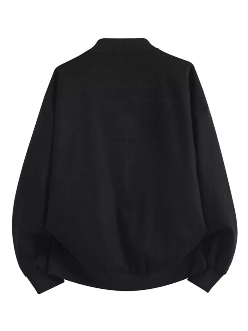 Men's Plus Size Zip Up Long Sleeve Jacket
