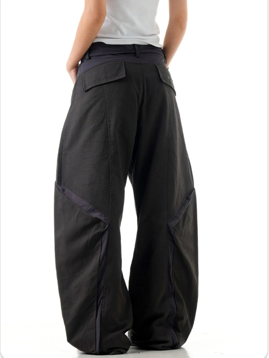 Men's Pocketed Wide Leg Pants
