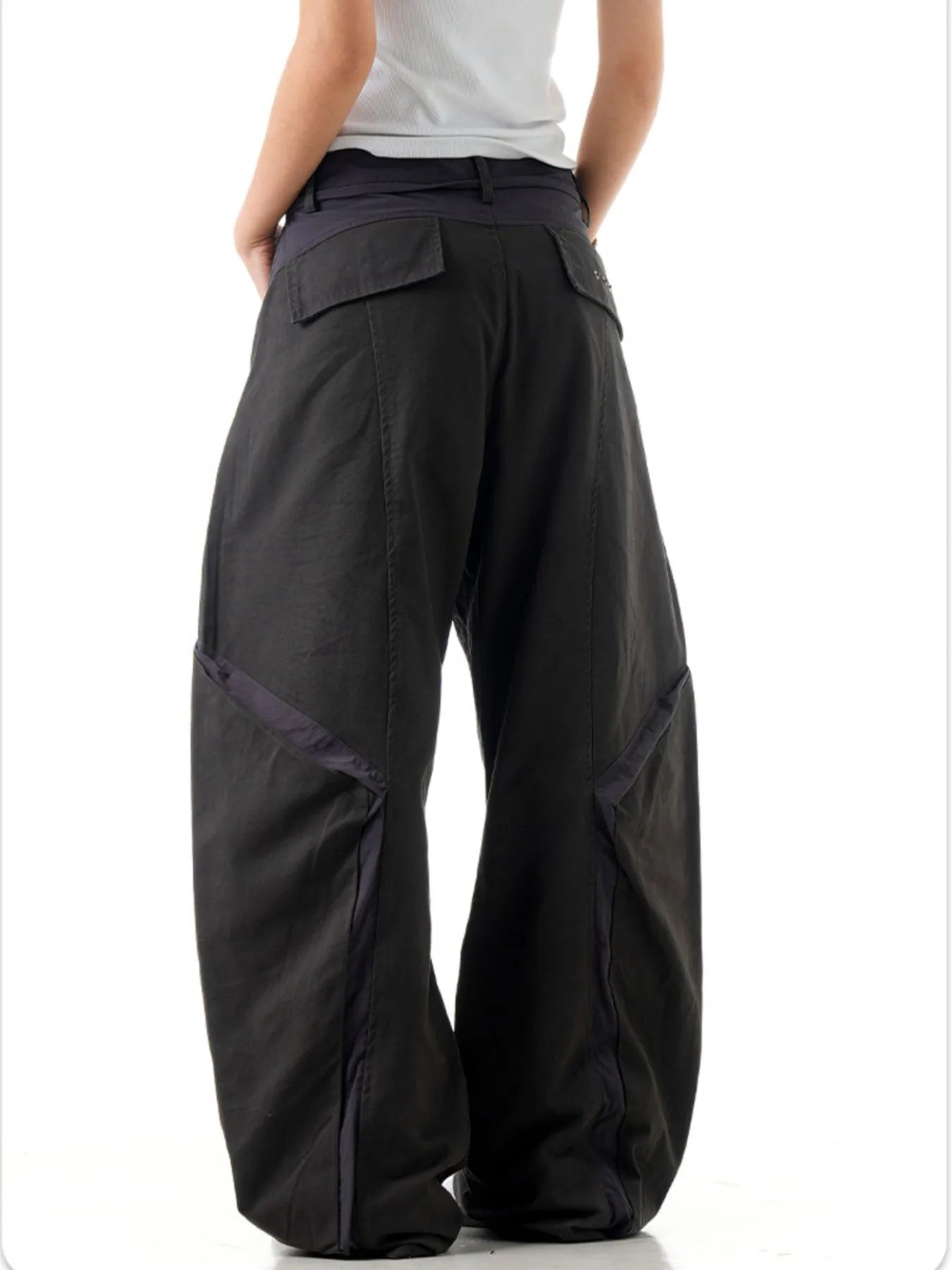 Men's Pocketed Wide Leg Pants