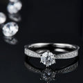 Moissanite 925 Sterling Silver Ring