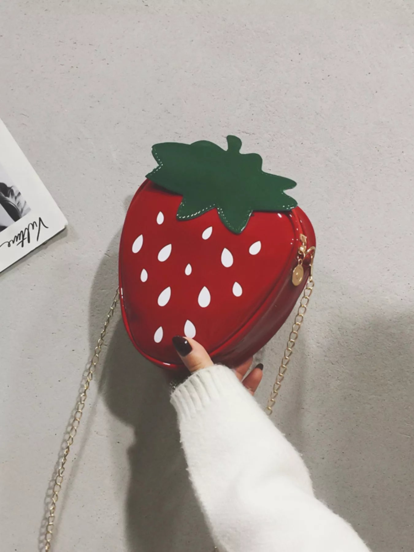 Strawberry Shaped Crossbody Bag