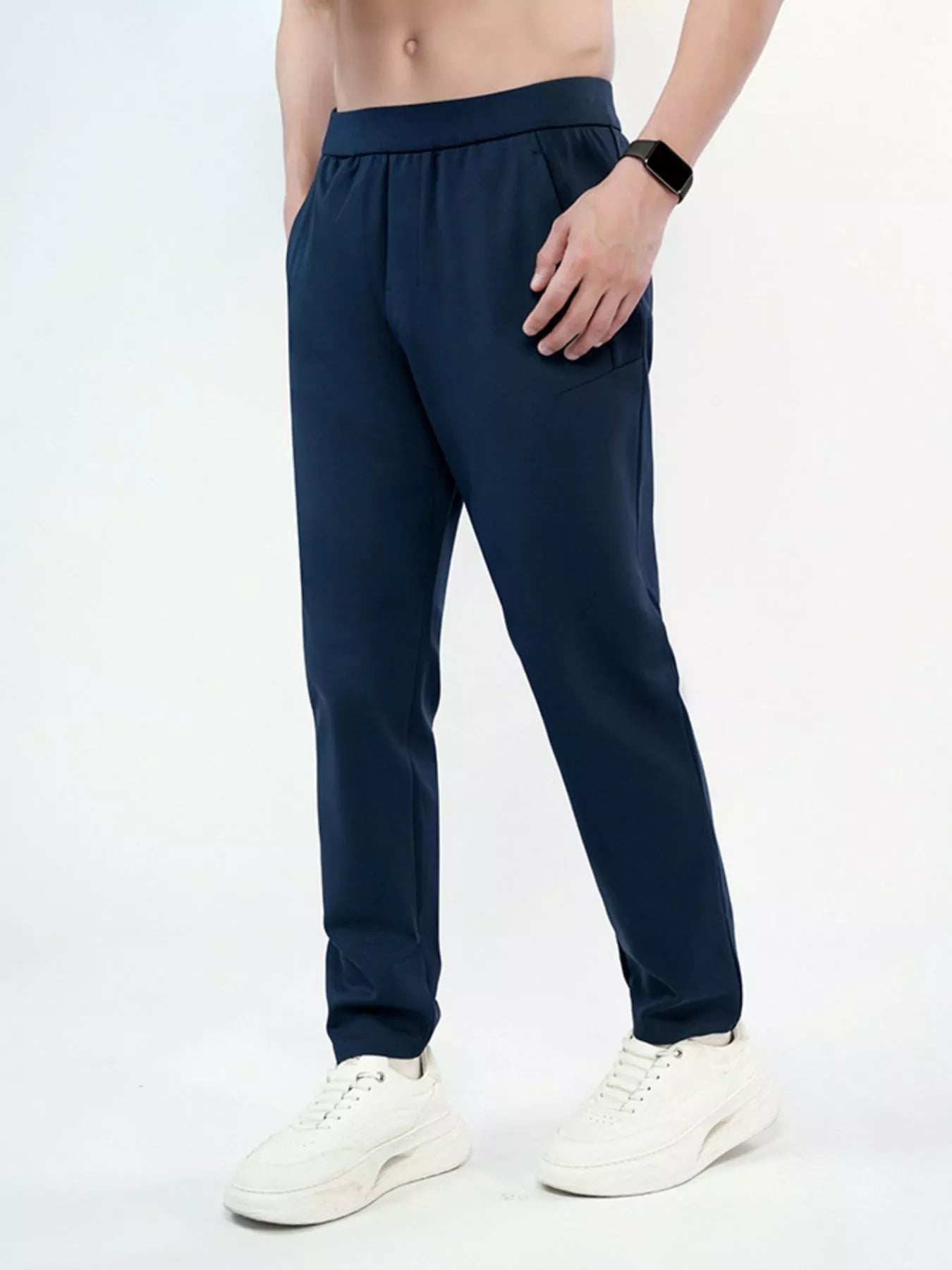 Men's Plus Size Slim-Fit Stretch Pants