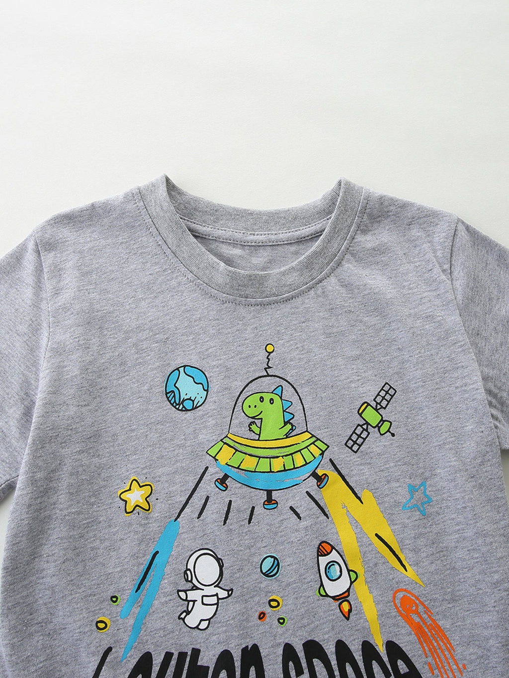 Children's Space Graphic T-Shirt 3 Piece Set