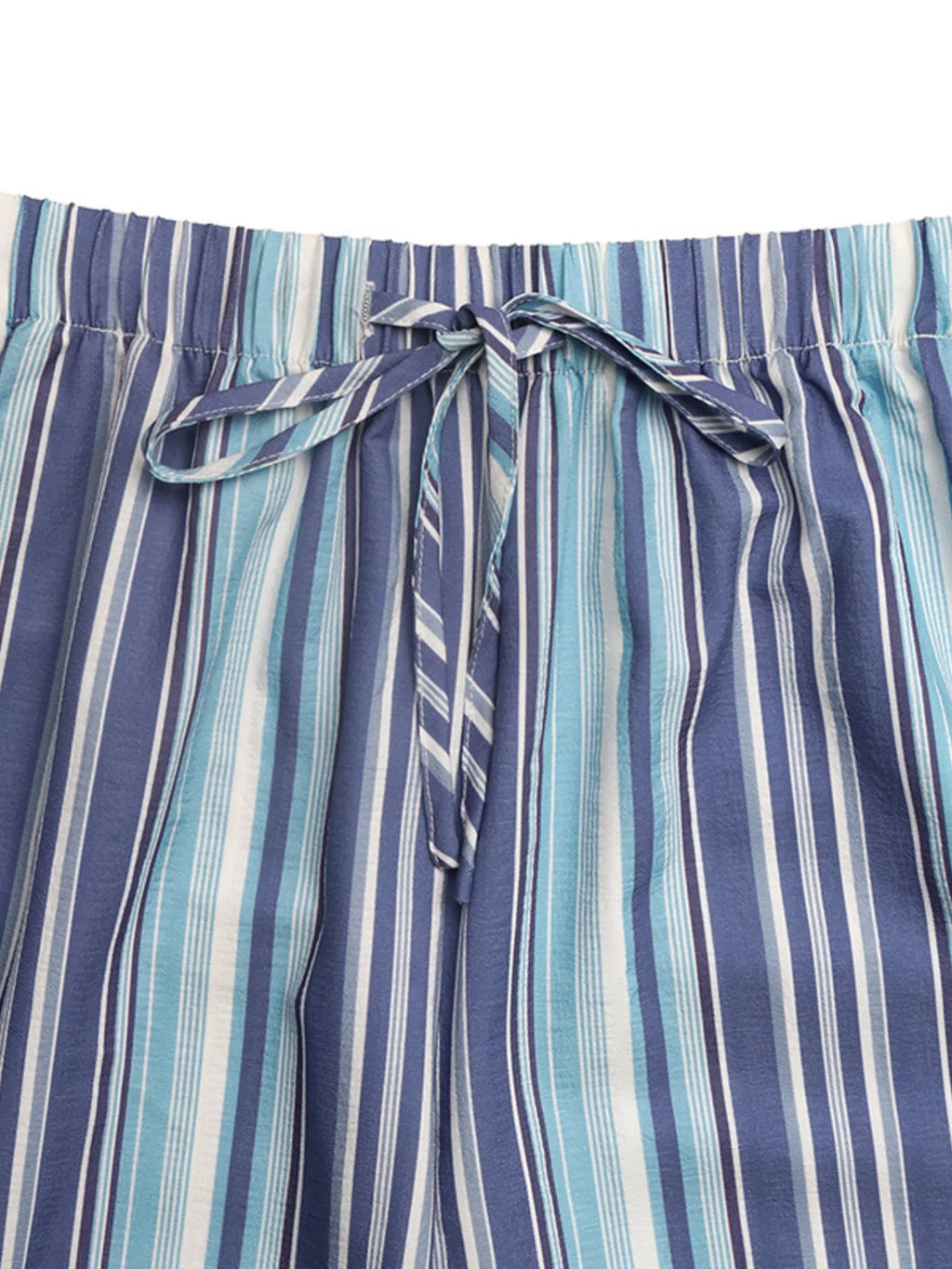 Striped Wide-Leg Pants