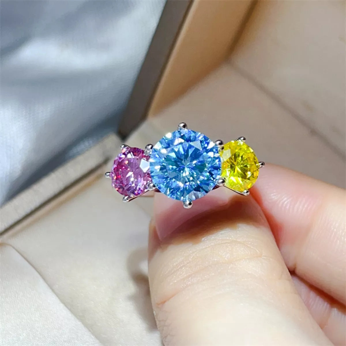 5 Carat Moissanite 925 Sterling Silver Ring
