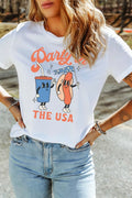 Party In The USA Patriotic Graphic Tee