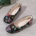 Floral Print Comfort Slip-Ons