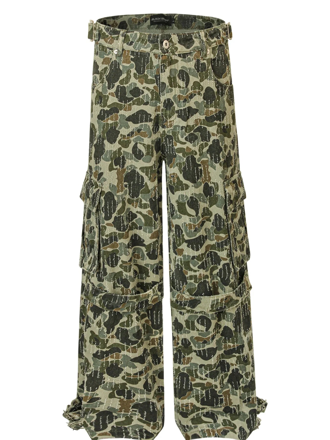 Men's Camouflage Cargo Pants with Multiple Pockets