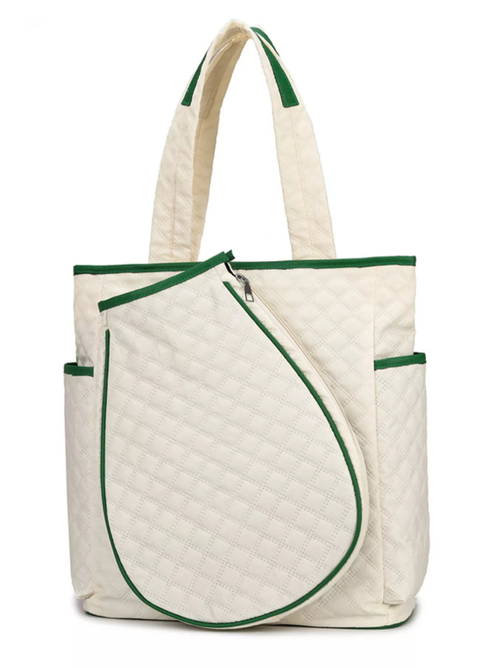 Quilted Racket Backpack Bag