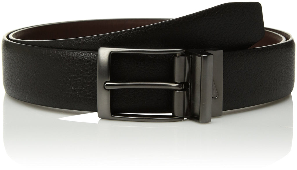 Nike Mens Pebble Feather Edge Reversible Belt Black/Brown 34