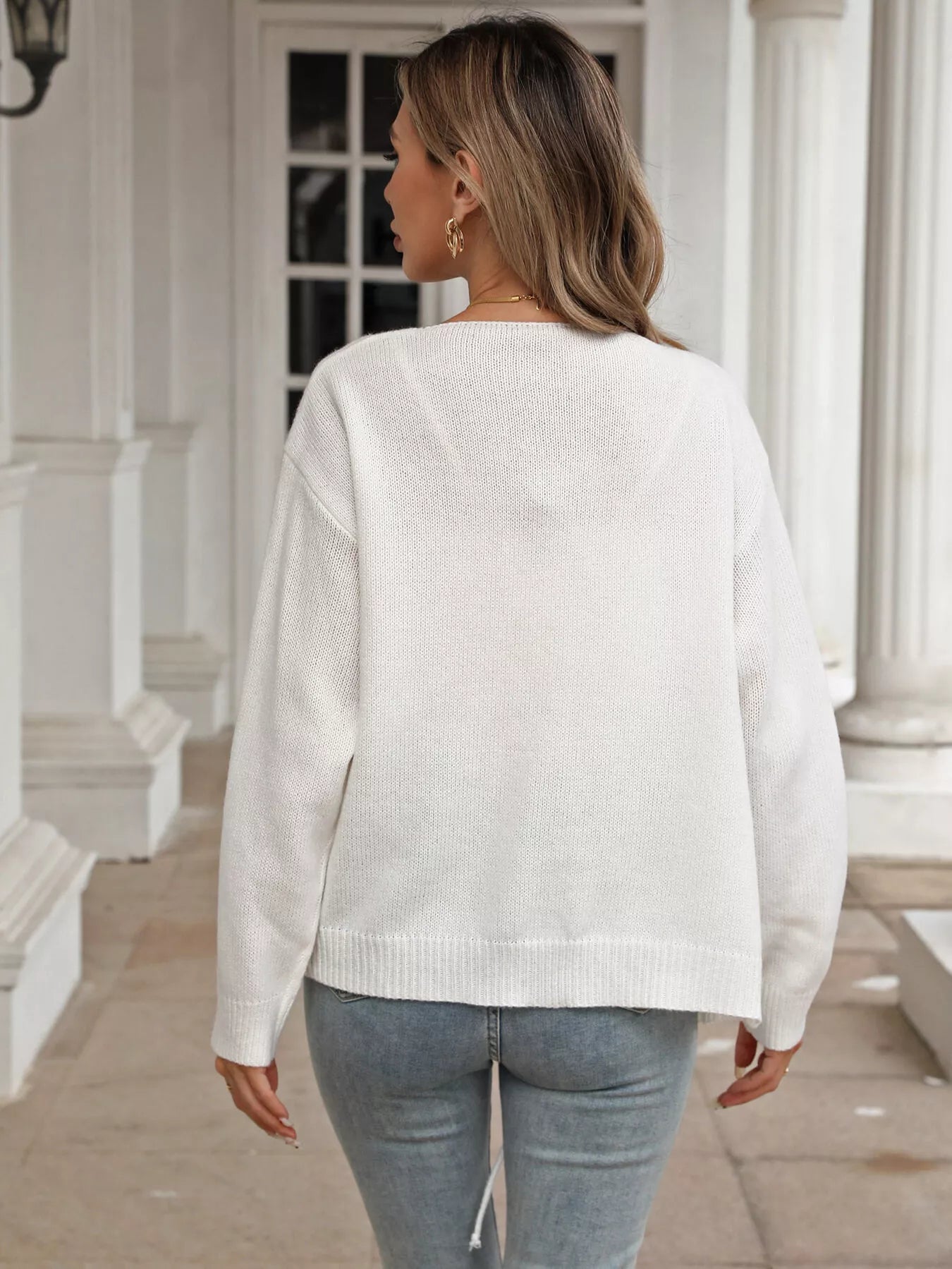 Tie-Front Long Sleeve Cardigan