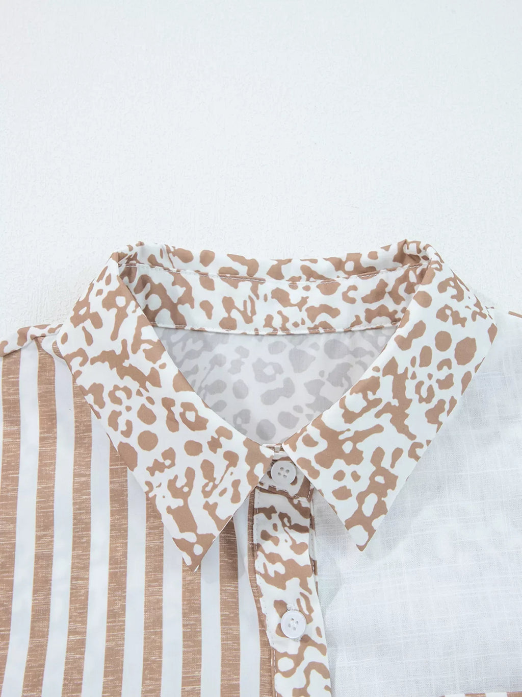Leopard Striped Western Casual Shirt