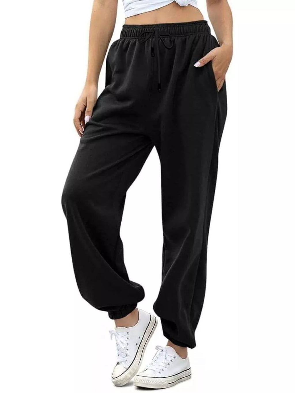 Loose Fit Drawstring Joggers
