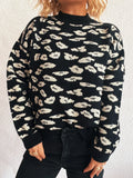 Mock Neck Long Sleeve Sweater