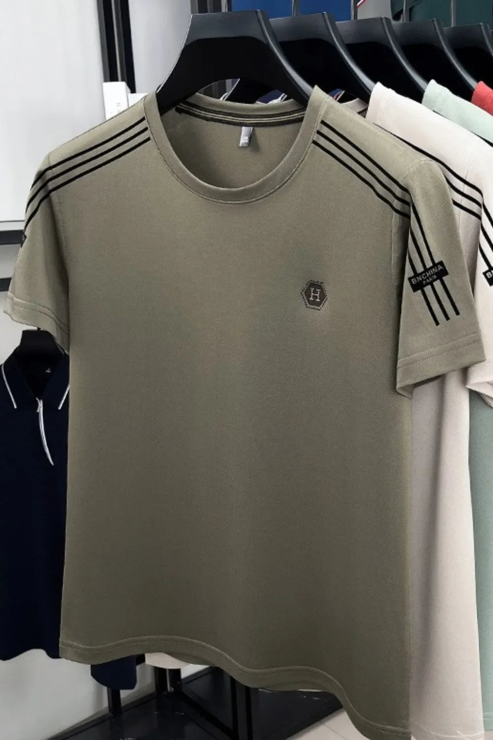 Men's Round Neck Short Sleeve T-Shirt