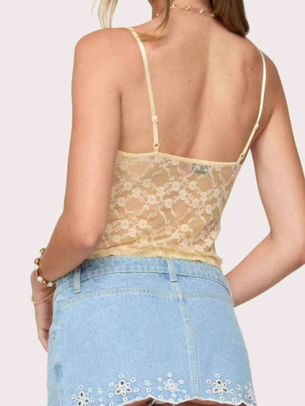 Lace Adjustable Strap Cami