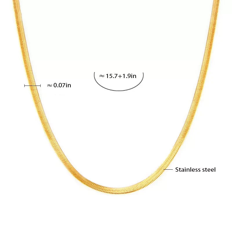 18K Gold-Plated Minimalist Necklace