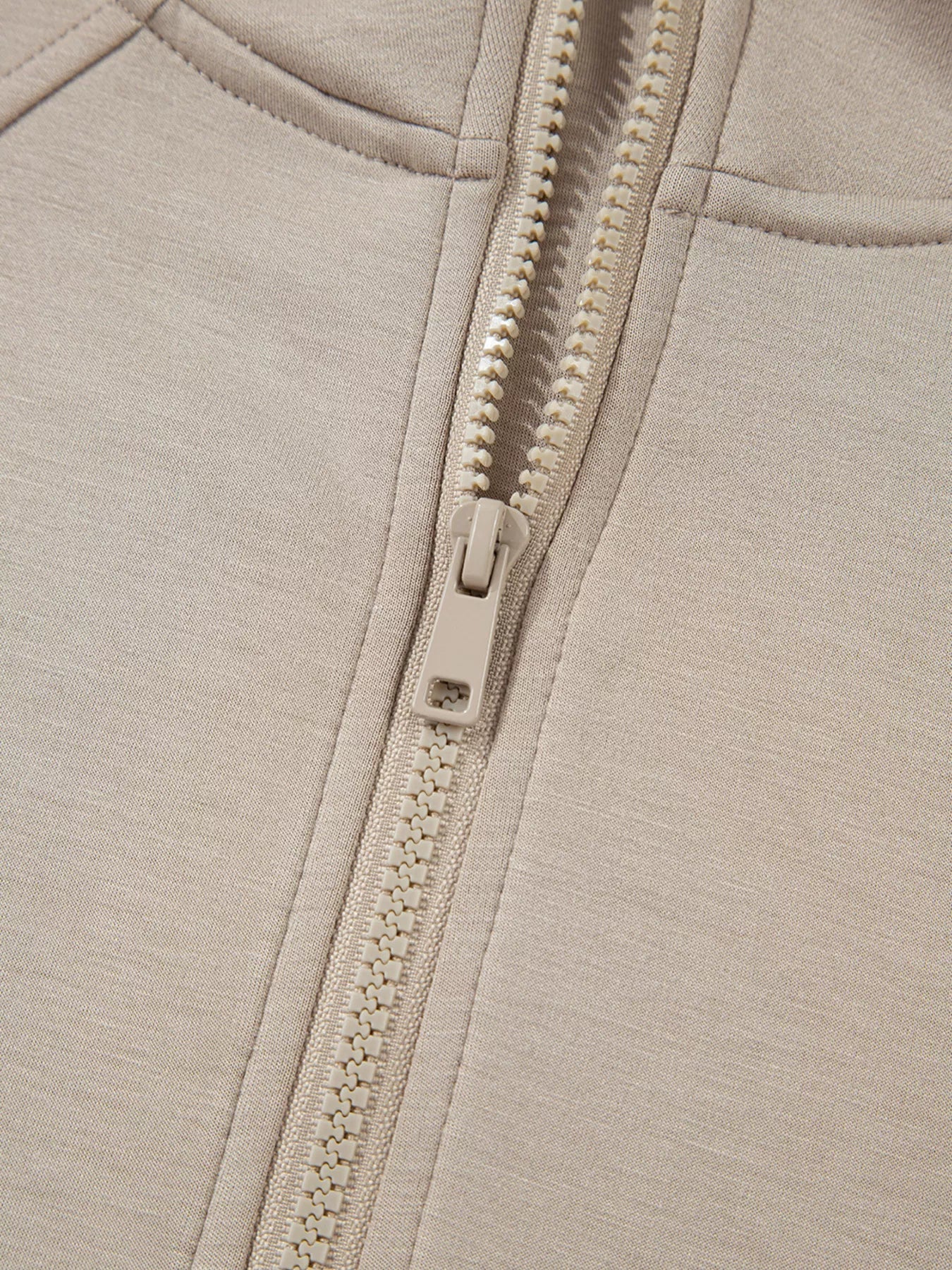Half Zip Long Sleeve Hoodie and Pants 2pcs Outfit