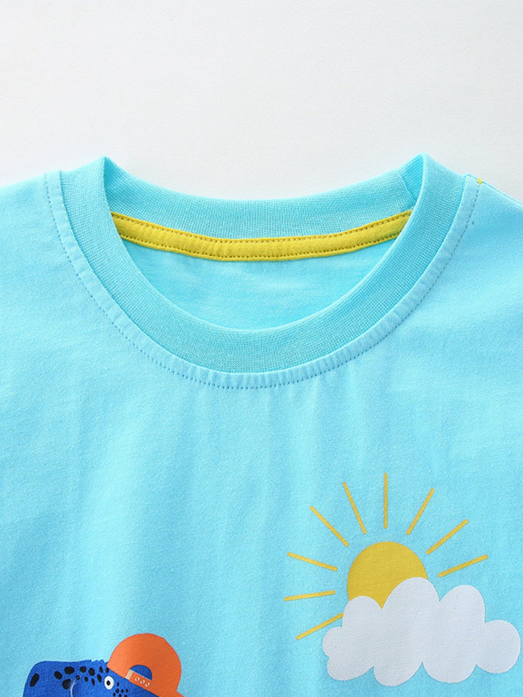 Children's Dinosaur Graphic Short Sleeve T-Shirt