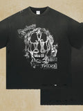 Men's Graphic Round Neck Half Sleeve T-Shirt