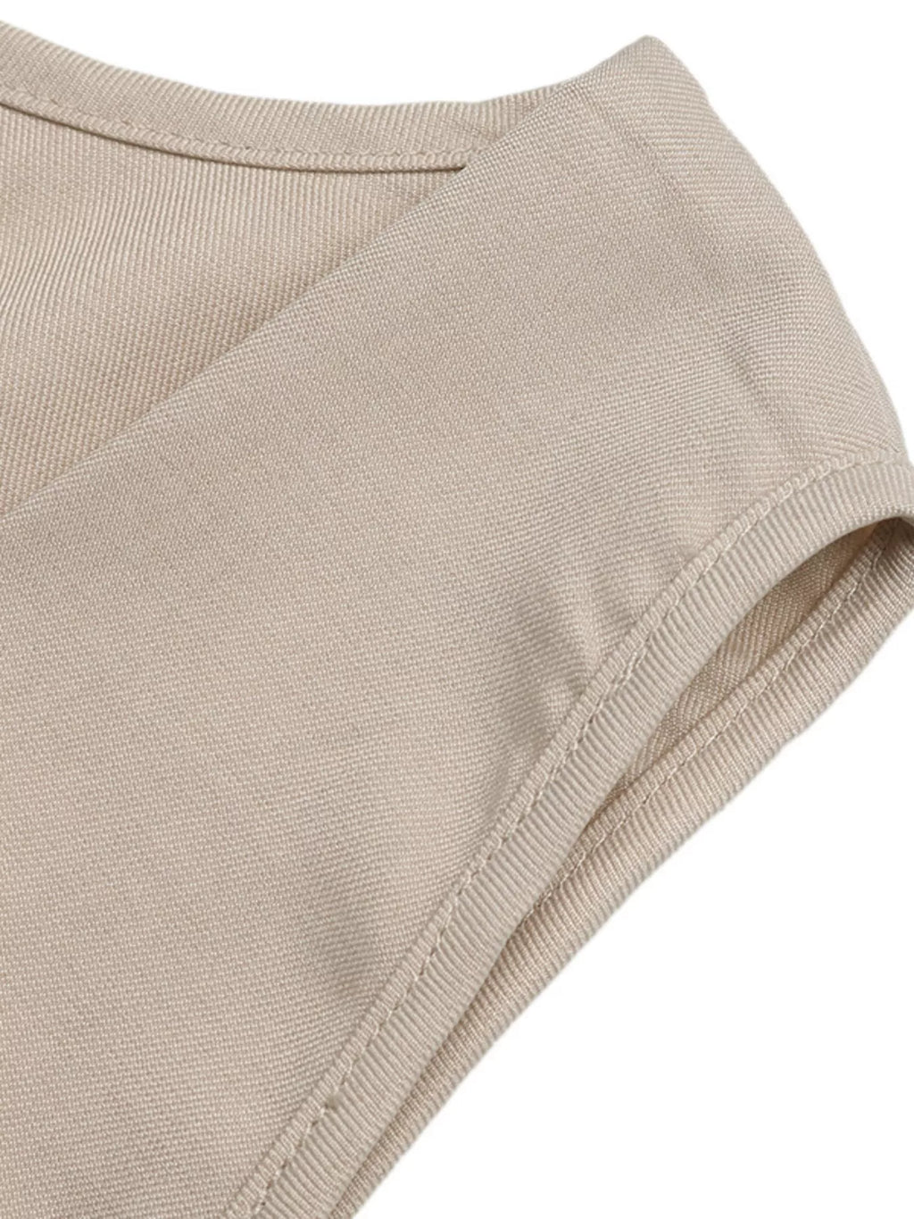 Surplice Wrap Top and Shorts Set