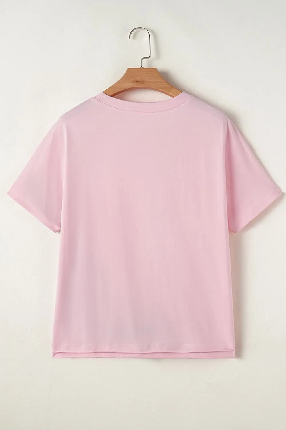 Color Block Round Neck Short Sleeve T Shirt