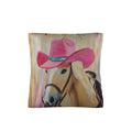 Baha Ranch Pink Cowgirl Horse Pillow Case