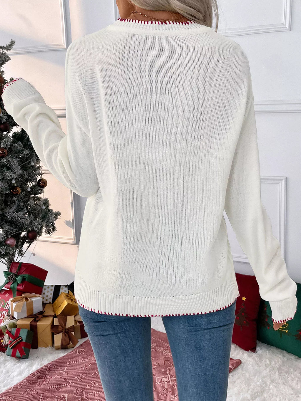 Bow Round Neck Sweater