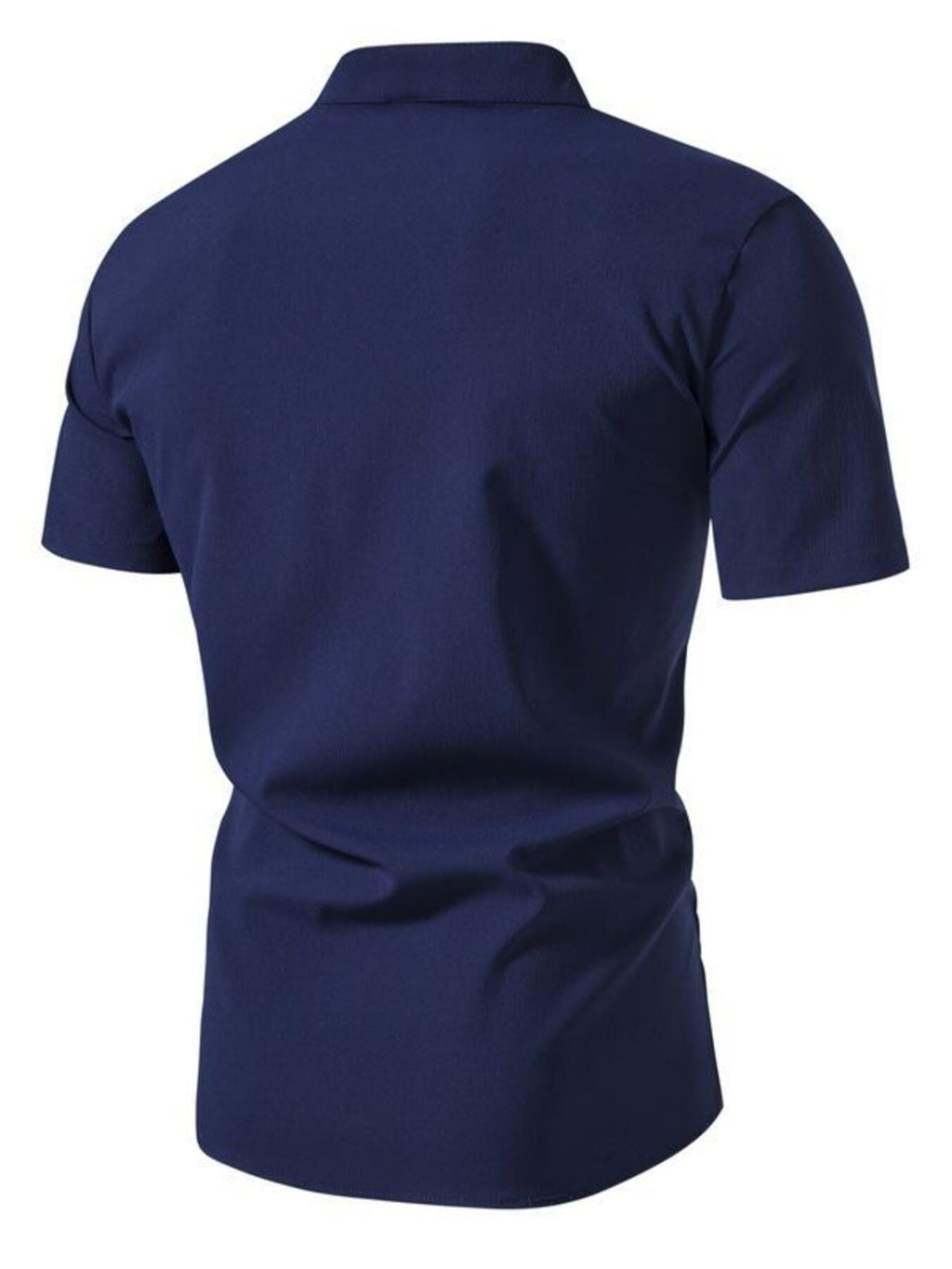 Men's Plus Size Button Up Short Sleeve Shirt