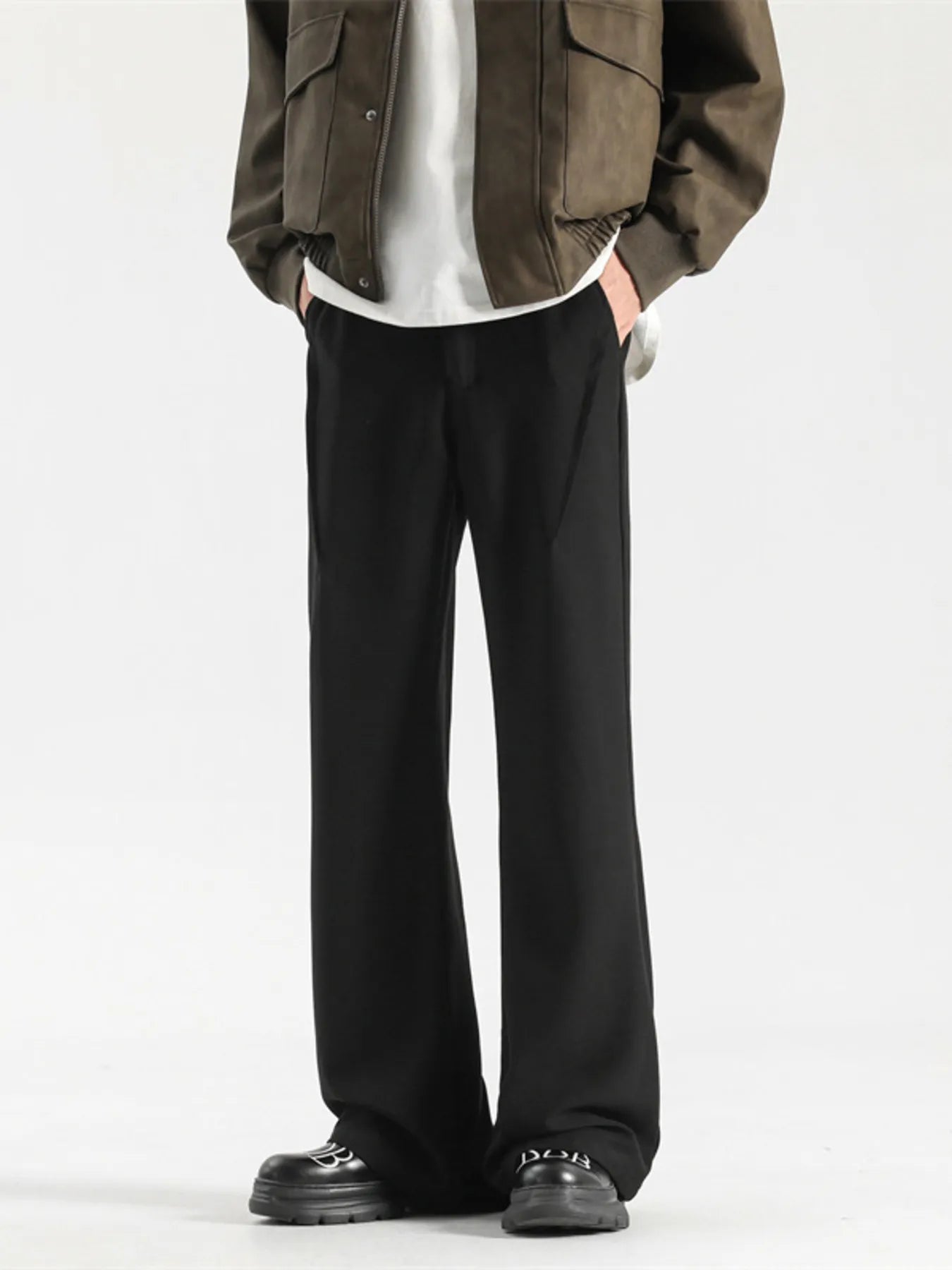 Men's Full Size Wide Leg Casual Pants Plus Size