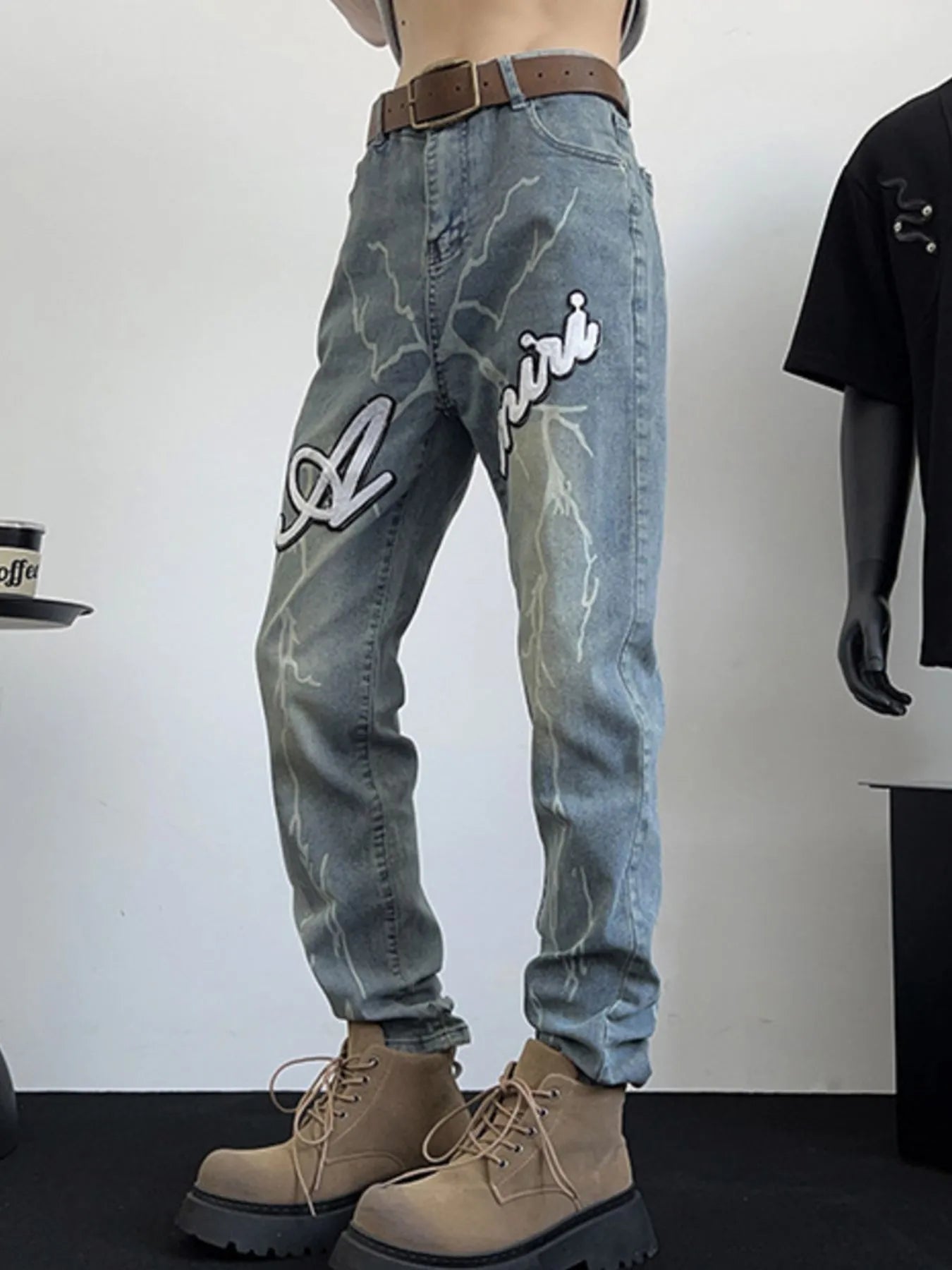 Men's Full Size Slim Fit Jeans Plus Size