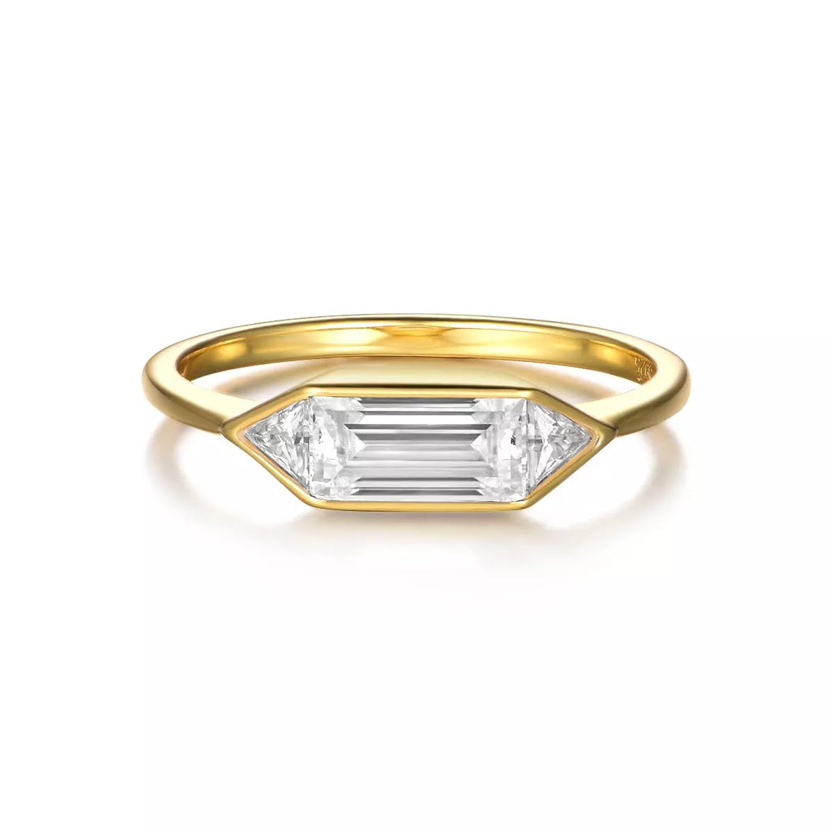 1 Carat Moissanite 925 Sterling Silver Ring