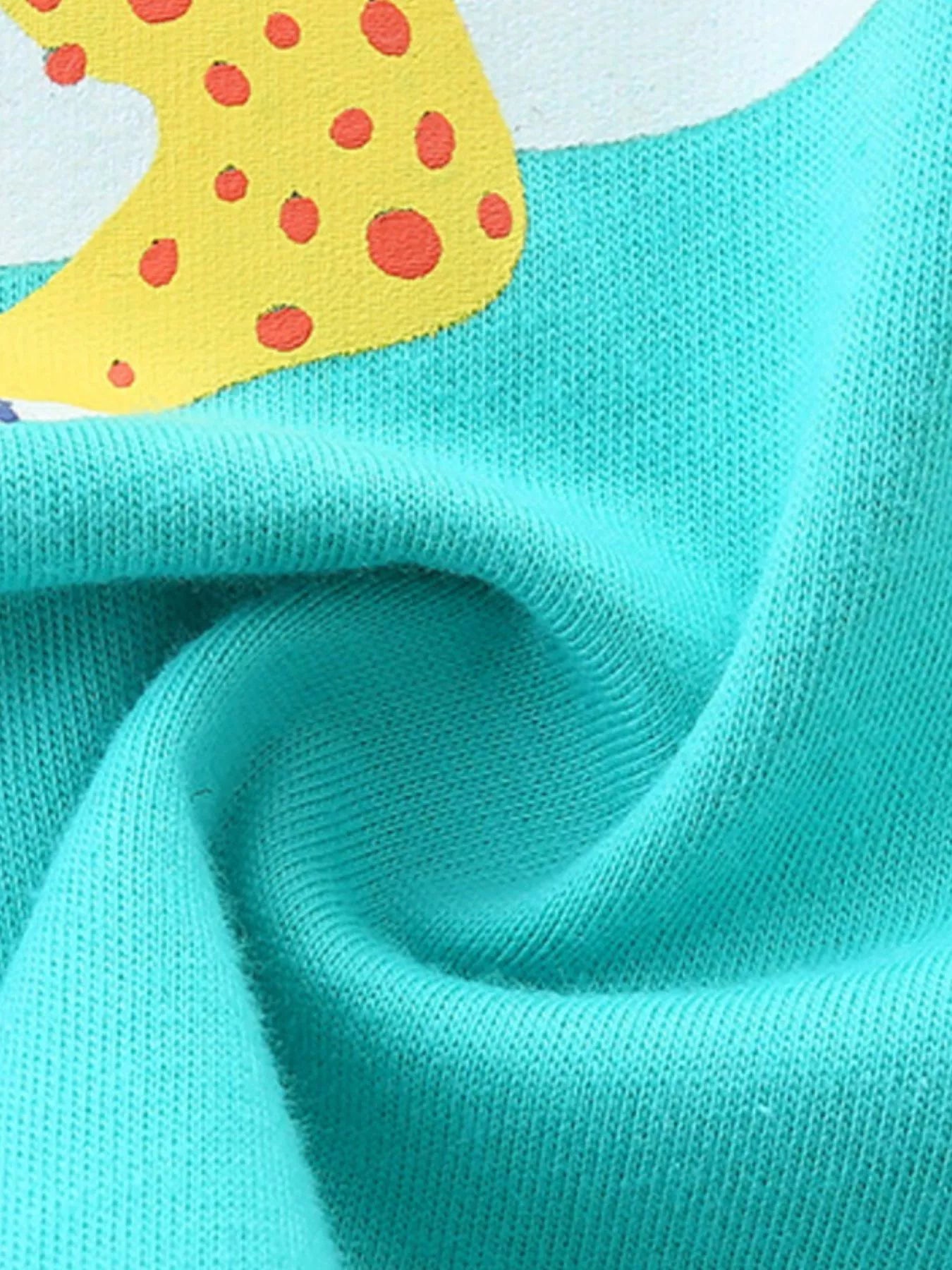Children's Animal Graphic Crew Neck T-Shirt
