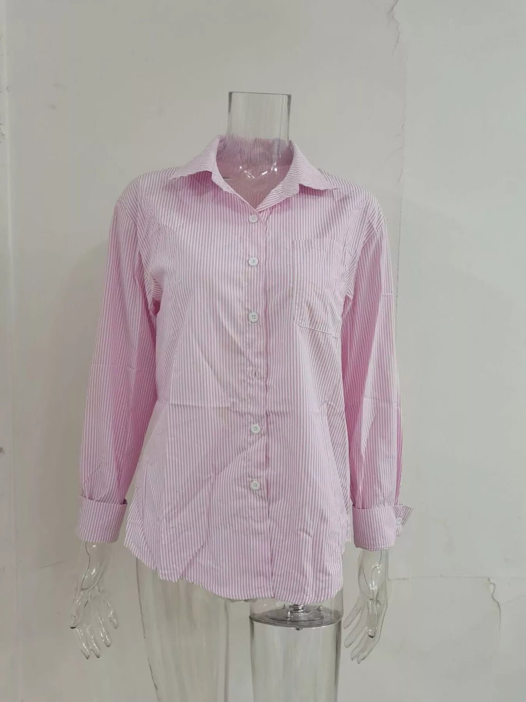 Striped Button-Down Relaxed Fit Shirt