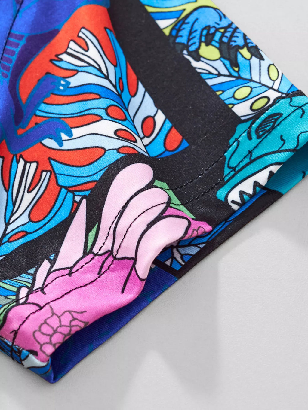 Children's Dinosaur Print Round Neck T-Shirt