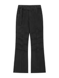 Men's High-Waist Paneled Flare Jeans