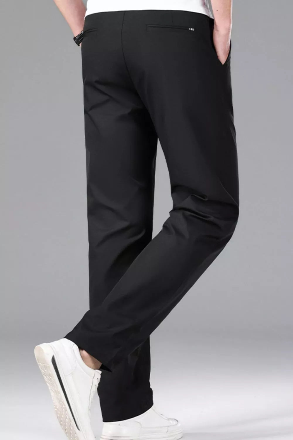 Men's Plus Size Slim-Fit Stretch Dress Pants