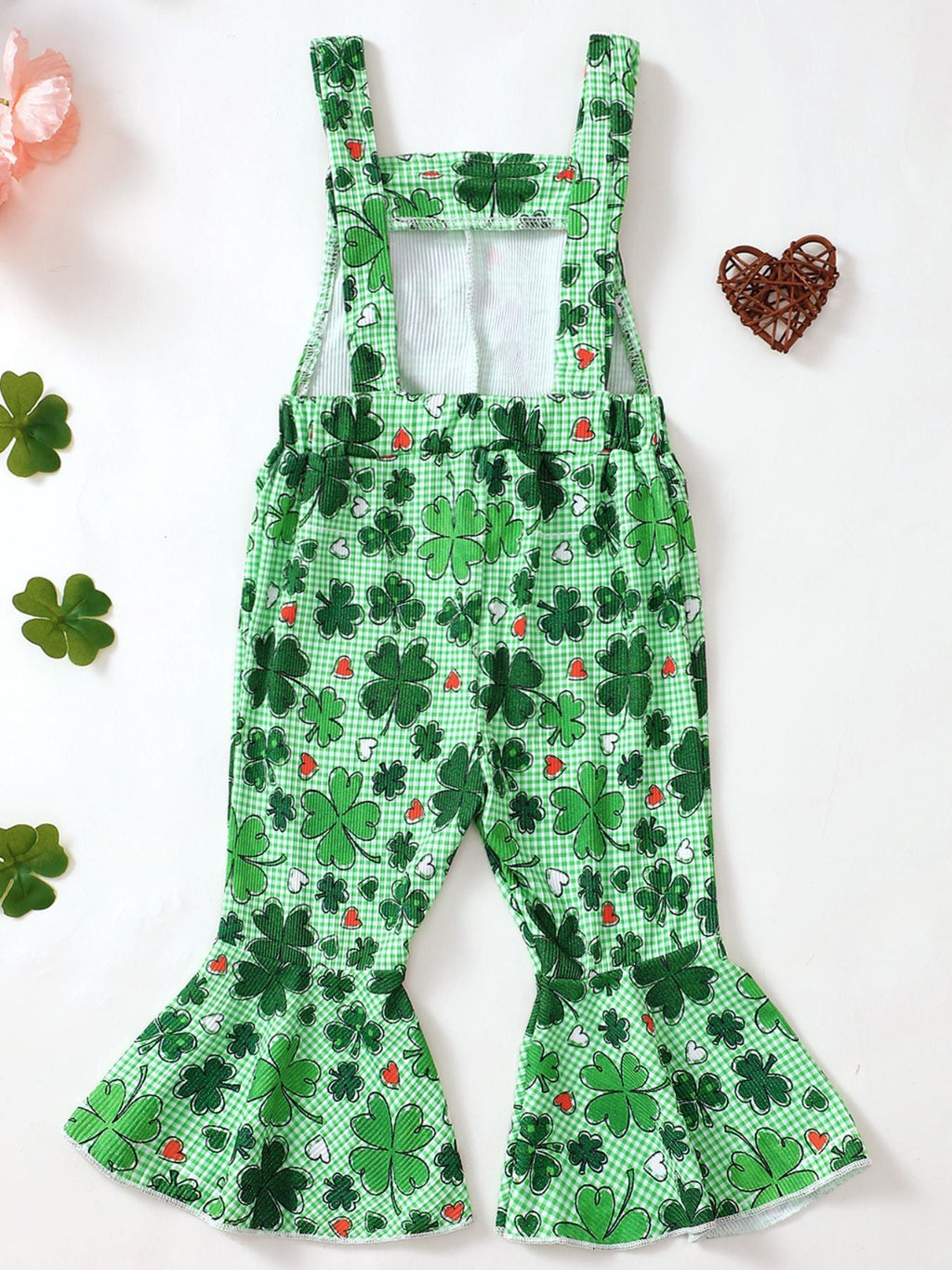 Children's Printed Flare Overalls