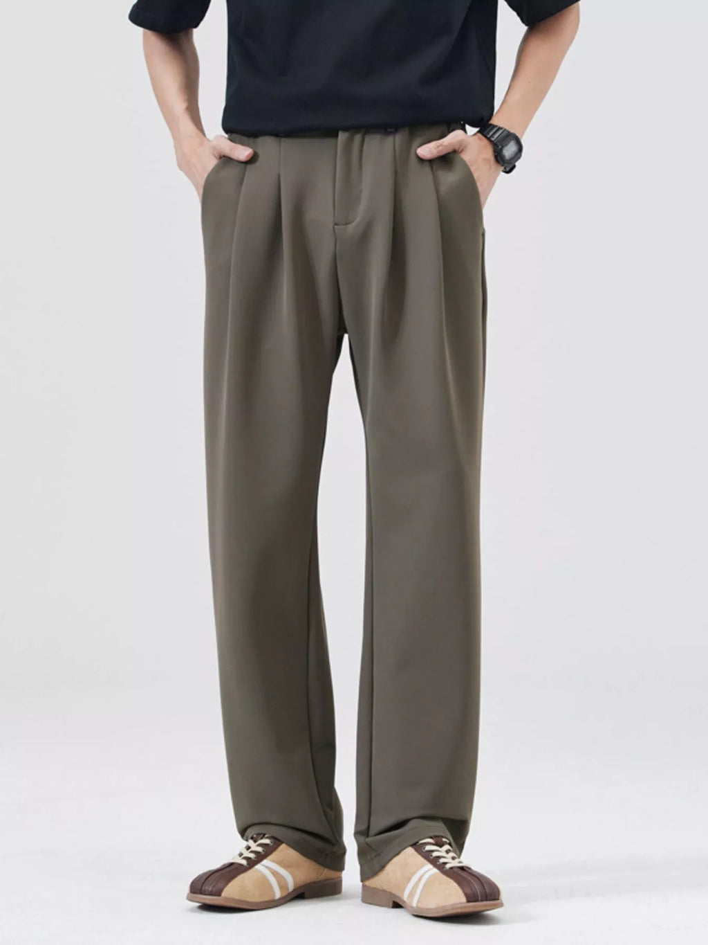 Men's Full Size Relaxed Fit Casual Pants Plus Size