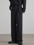 Men's Wide Leg Pleated Flowy Drape Pants
