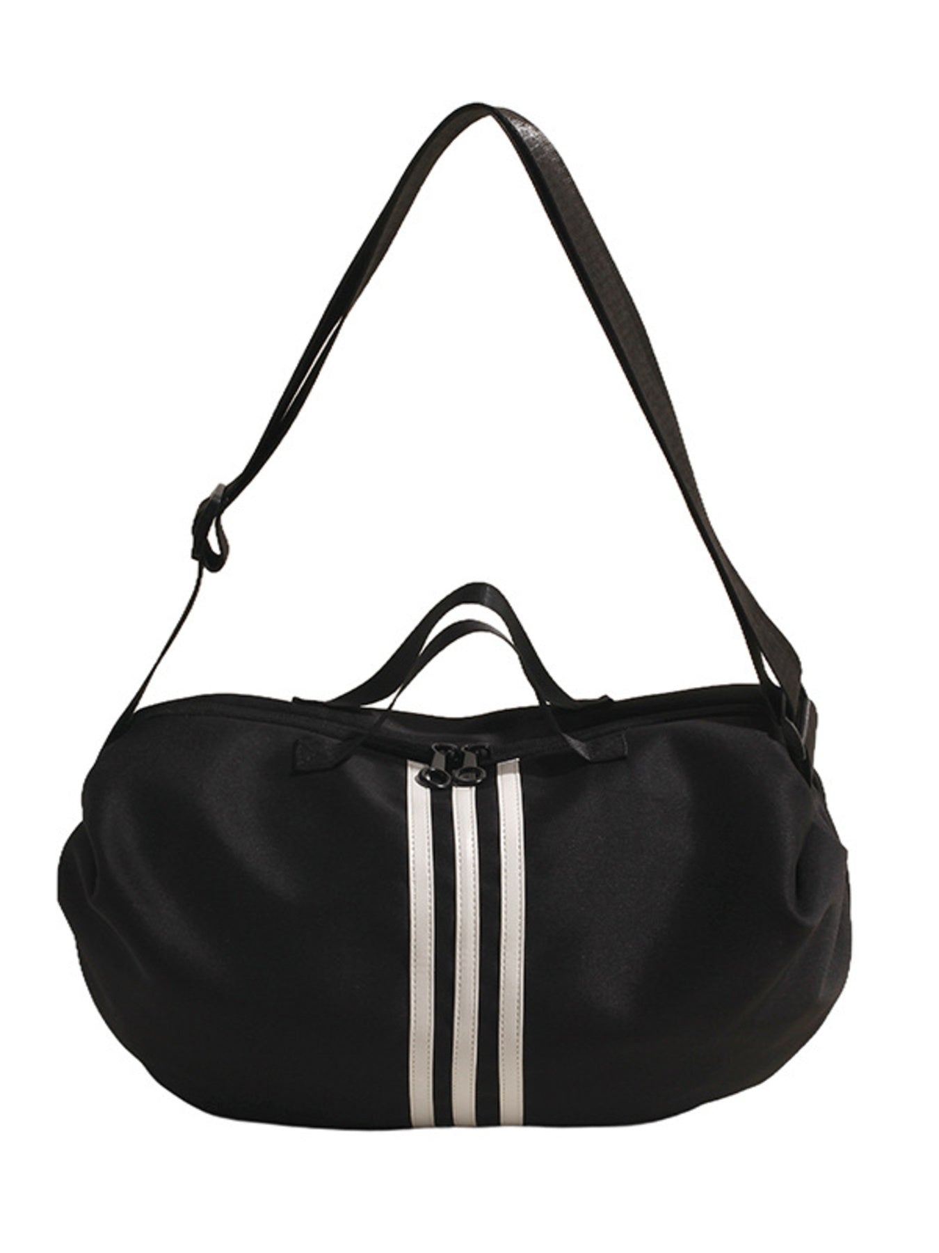 Contrast Striped Crossbody Bag
