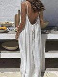 Backless Spaghetti Strap Maxi Dress