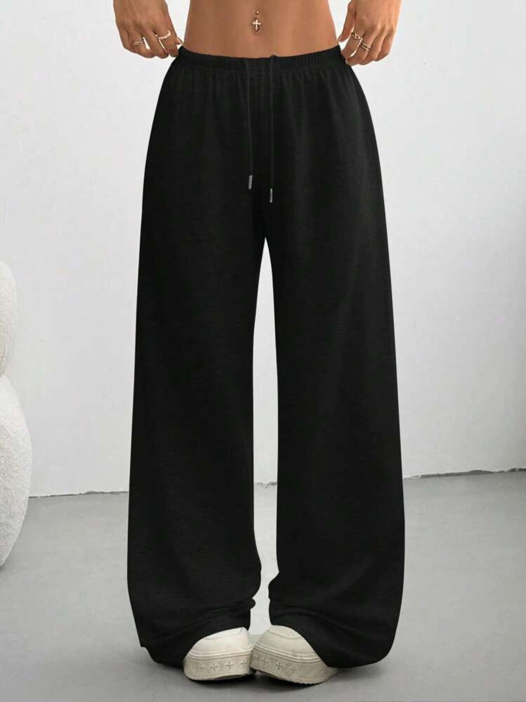Relaxed Fit Drawstring Pants