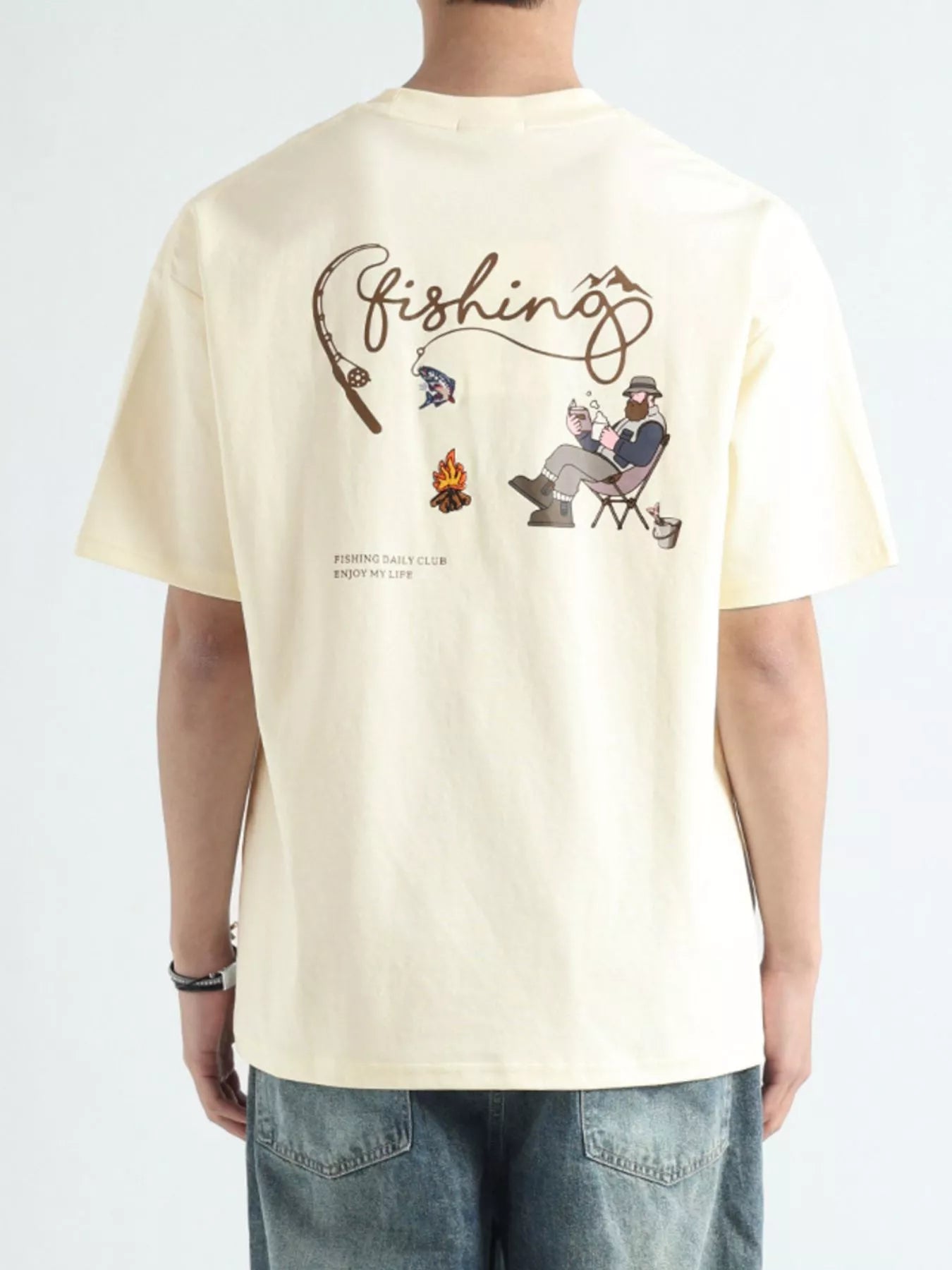 Men's Plus Size Graphic Relaxed Fit T-Shirt
