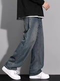 Men's Full Size Wide Leg Jeans Plus Size