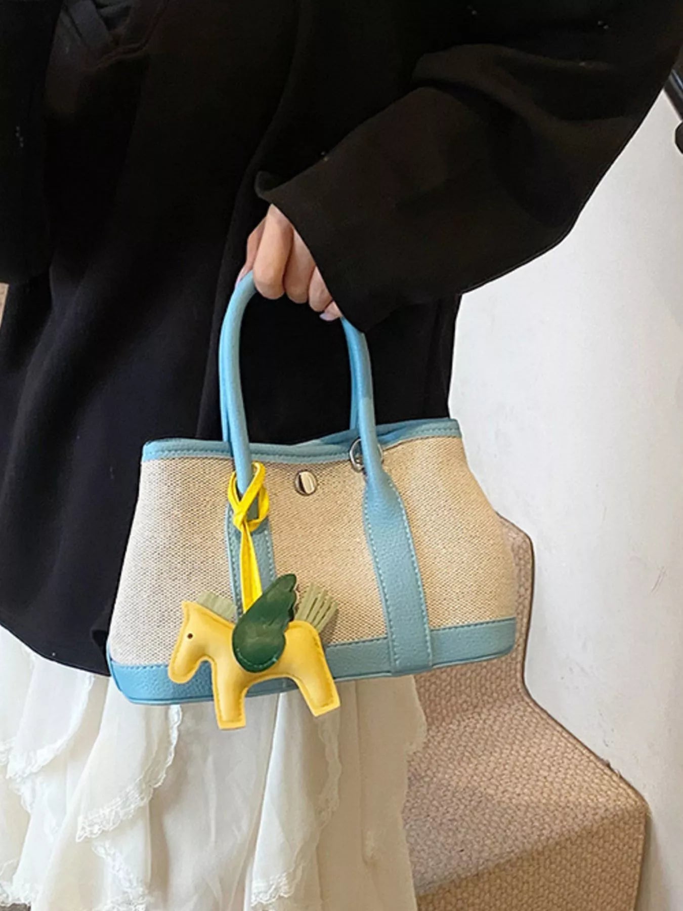 Contrast Crossbody Bag