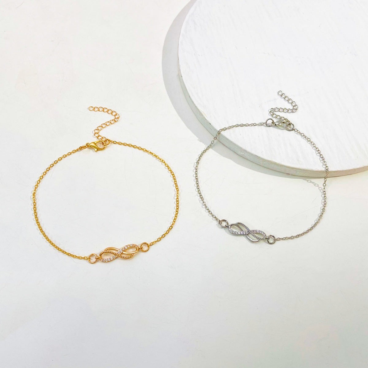 Infinity Knot Charm Bracelet