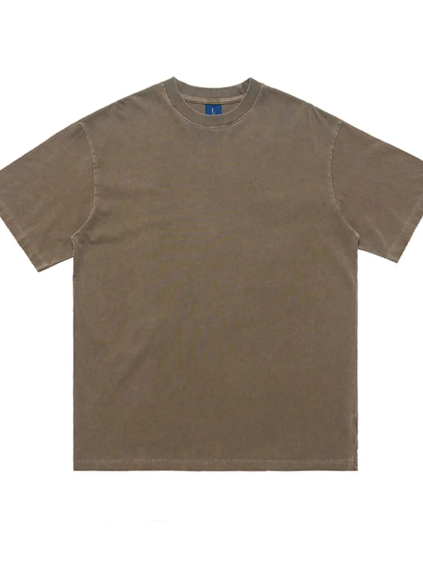 Men's Letter Round Neck Short Sleeve T-Shirt