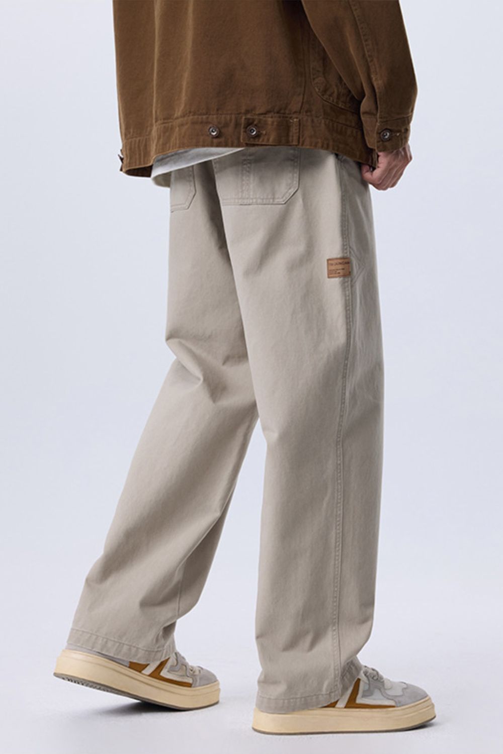 Men's Plus Size Wide Leg Pants